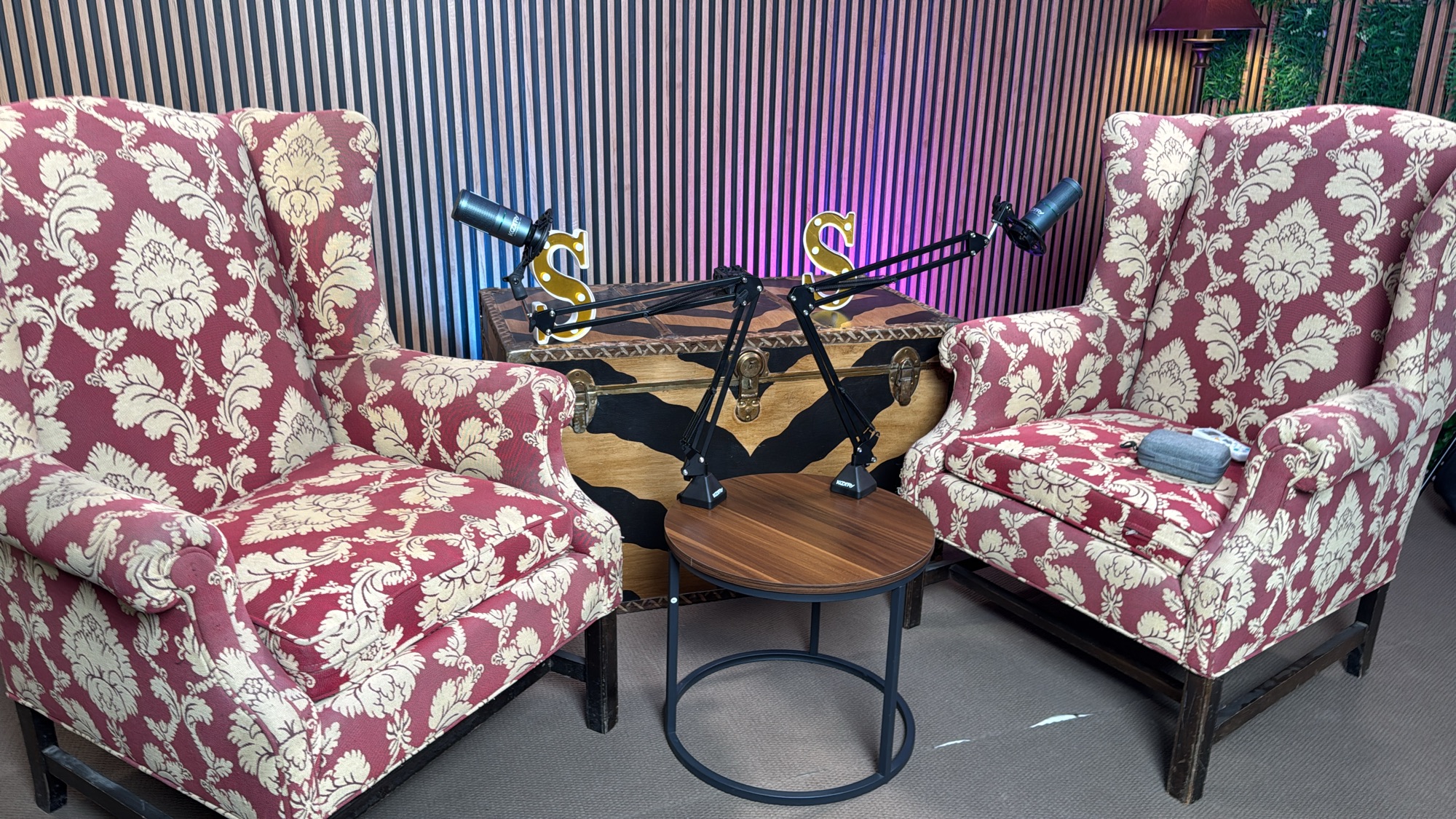 Estudio de podcast